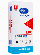 Шпатлевка LUX Polimodern полимерная финишная. Белая, 15кг. РБ