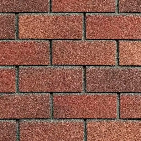 Плитка фасадная ТехноНиколь Hauberk, Кирпич, терракотовый (4T4X21-9007RUS), 2м2/уп.
