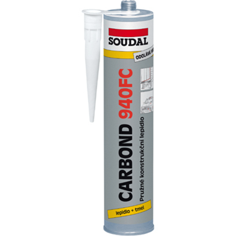Клей-герметик полиуретановый Soudal Carbond 940FC белый. 300мл