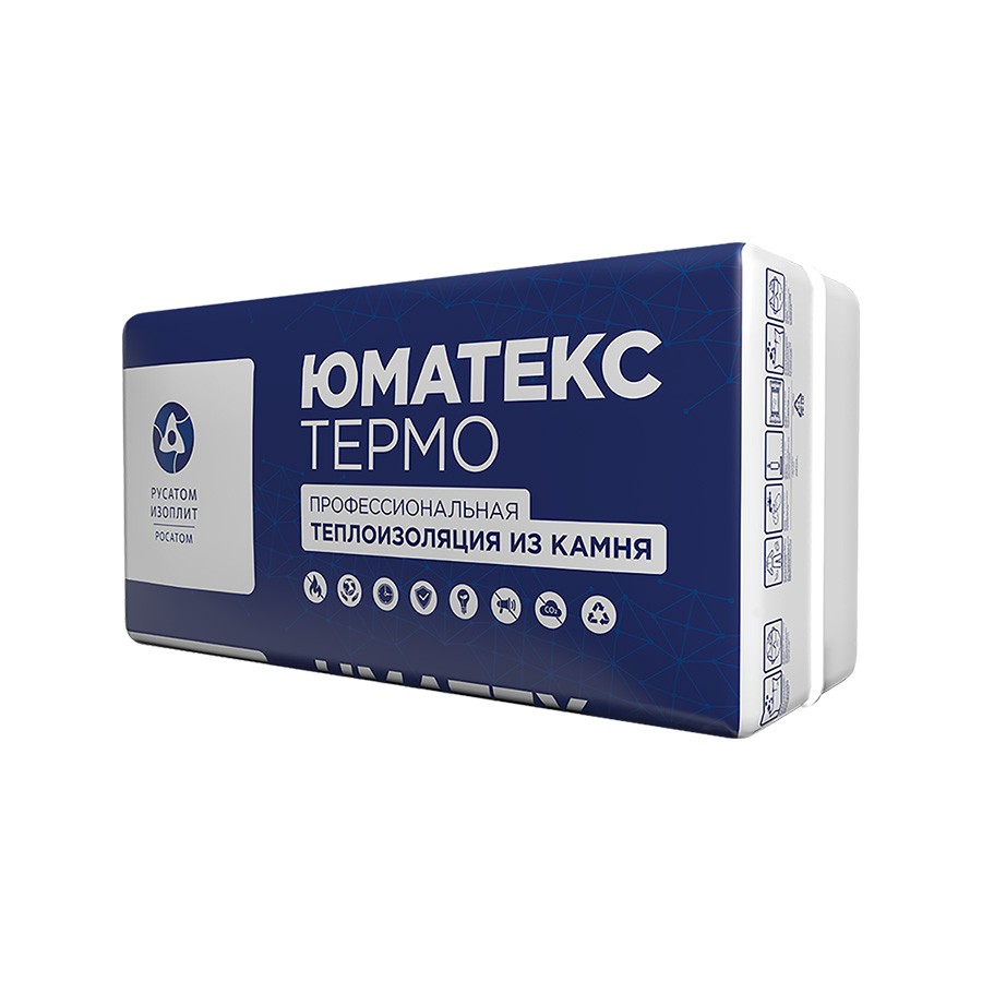 Минеральная вата Umatex Termo Light (Paroc Extra Light) 100х600х1200мм. (5,76 м.кв). РФ *