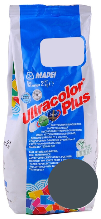 MAPEI Ultracolor Plus Фуга № 114 антрацит 2кг. РФ [6011402A]