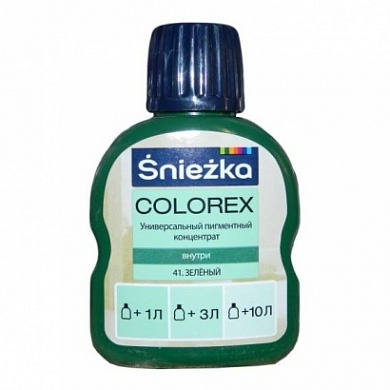 Краситель Colorex № 41 зелёный 0,1л. купить с доставкой по Минску и области. Низкие цены.