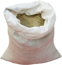 Песок обогащенный 1 класса в мешках (40кг) (цемплюс)