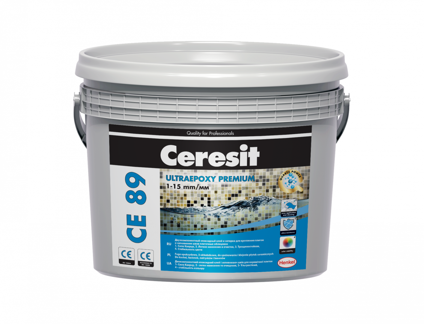 Эпоксидный состав для швов Ceresit СЕ 89 UltraEpoxy Premium белая. 2.5кг