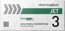 Шпатлевка Danogips DANO JET3 полимерная универсальная. Белая, 20кг. РФ.