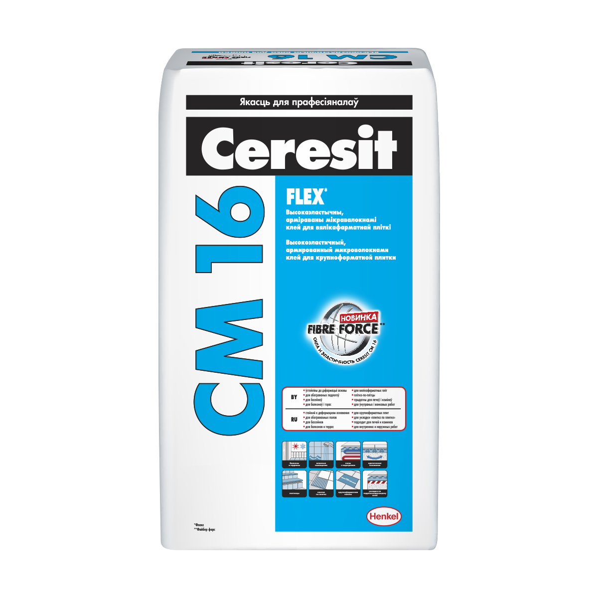 Клей для плитки Ceresit СМ 16 Flex. 25кг купить с доставкой по Минску и области. Низкие цены.