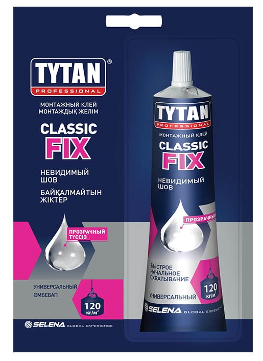 Клей монтажный Tytan Classic Fix. 100мл
