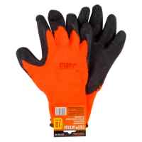 Перчатки утепленные акриловые, латексное рельефное покрытие, 10 р-р STARTUL (3/4 облив) (ST7176-10)