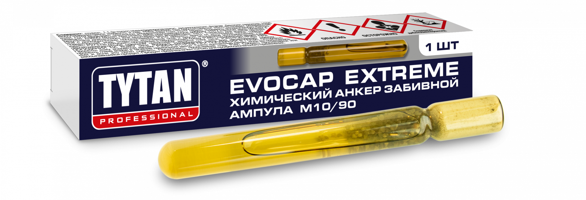 Химический анкер ампула Tytan Evocap Standard M10/90 забивной