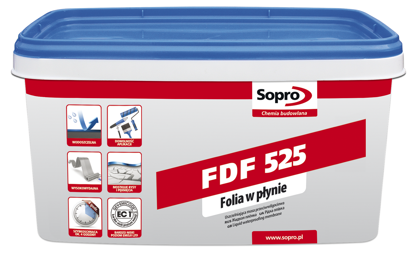 Гидроизоляция Sopro FDF 525. 20 кг. Польша