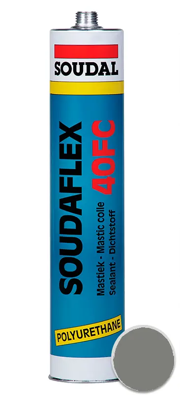Клей-герметик полиуретановый Soudal Soudaflex 40FC Серый 300мл. Бельгия 