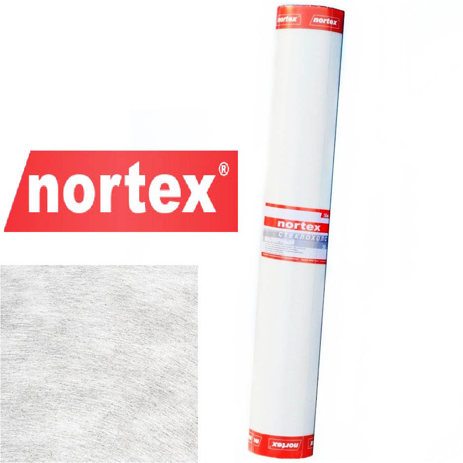 Стеклохолст паутинка Nortex Ultra (плотность 50г/м2), 50м2, РФ