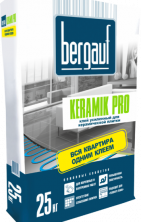 Клей для плитки Bergauf Keramik Pro усиленный. Зима. 25кг