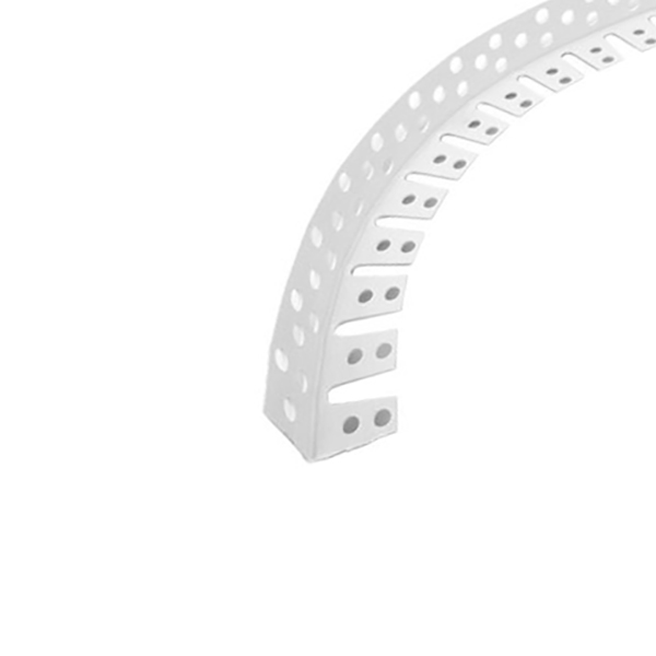 Угол перфорированный ПВХ арочный 2,5м . ПрофиГипсБел. РБ