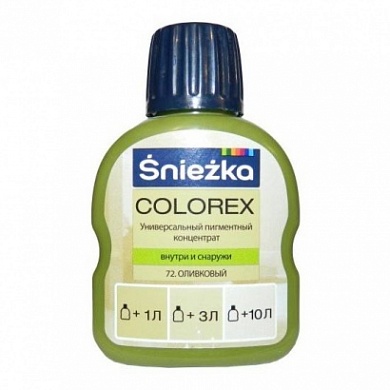 Краситель Colorex № 72 оливковый 0,1л. РП