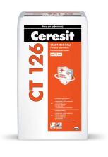 Шпатлевка Ceresit CT 126 гипсовая полимерминеральная старт/финиш. Белая, 20кг. РБ.