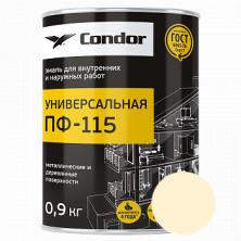 Эмаль Condor ПФ-115 слоновая кость 0,9кг. купить с доставкой по Минску и области. Низкие цены.