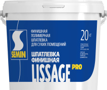 Шпатлевка Semin Lissage PRO готовая финишная полимерная, 16 кг. РФ