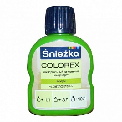 Краситель Colorex № 40 светлозелёный 0,1л.