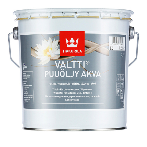 Масло для дерева и террас TIKKURILA Валтти Аква. 2,7 л купить с доставкой по Минску и области. Низкие цены.