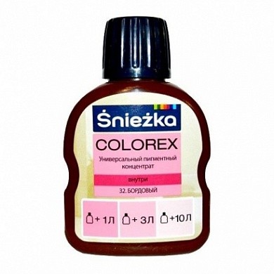 Краситель Colorex № 32 бордовый 0,1л.