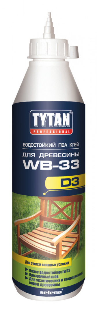 Клей ПВА для древесины TYTAN D3. 750г