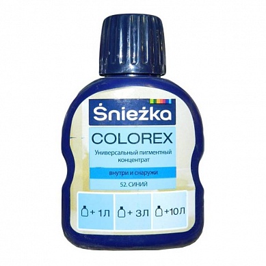 Краситель Colorex № 52 синий 0,1л. купить с доставкой по Минску и области. Низкие цены.