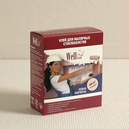 Клей Wellton для малярных стеклохолстов GW300-k. 300 г