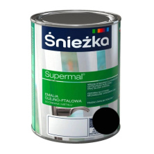 Краска Sniezka SUPERMAL 0,8л. RAL9005 чёрная РП ( только 713)