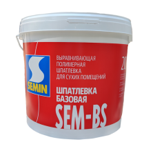 Шпатлевка Semin SEM-BS готовая финишная полимерная, 20 кг. РФ