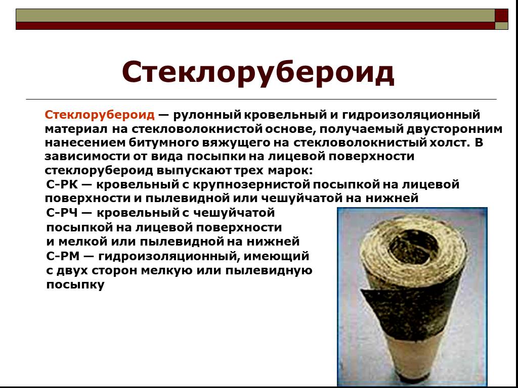 Стеклорубероид Стеклорубероид