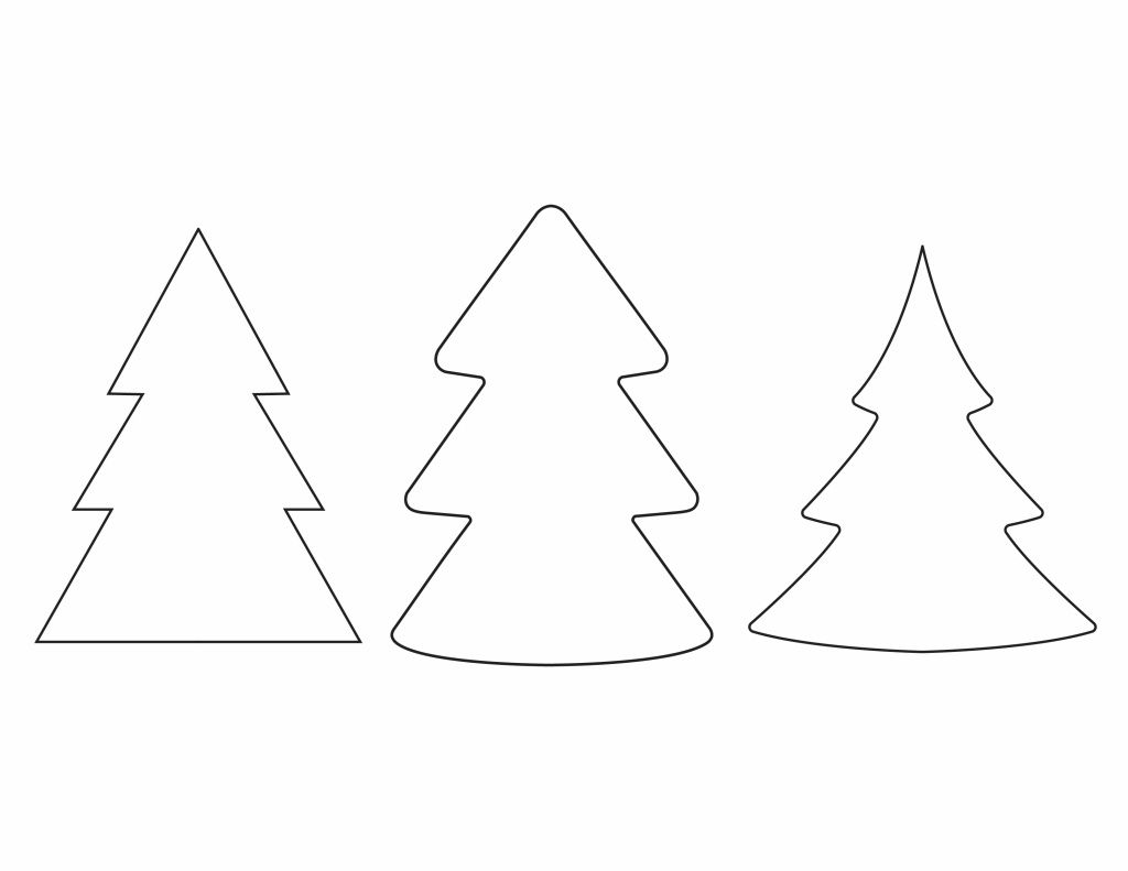 Шаблон елки из фанеры