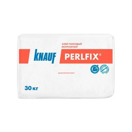 Клей гипсовый монтажный Knauf-Перлфикс 30кг. (23327) 40шт/под.