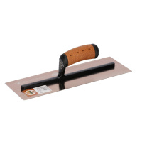 Гладилка для гипса нерж.закл. сталь 0,65*120*279мм, пробка /127712279-MHK/ Olejnik