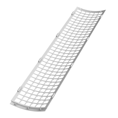 Решетка желоба защитная ТехноНиколь ПВХ, белый, 0.6м.п.