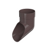 Слив трубы ТехноНиколь Оптима (D120/80), темно-коричневый Слив трубы ТехноНиколь Оптима (D120/80), темно-коричневый