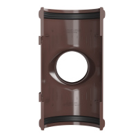 Воронка желоба ТехноНиколь ПВХ, коричневый Воронка желоба ТехноНиколь ПВХ, коричневый