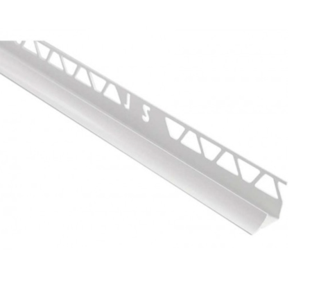 Уголок ПВХ для плитки 9мм. внутренний 2,5м.п. белый. РБ