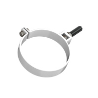 Хомут трубы универсальный ТехноНиколь ПВХ L=140мм, белый Хомут трубы универсальный ТехноНиколь ПВХ L=140мм, белый