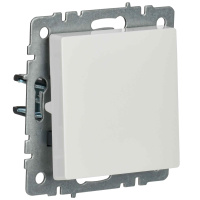 Выключатель 1-клавишный перекрестный IEK BRITE 10А ВС10-1-3-БрБ белый (BR-V13-0-10-K01), Китай