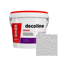 Штукатурка камешковая акриловая Ilmax decoline 2мм, белая, 25кг Штукатурка камешковая акриловая Ilmax decoline 2мм, белая, 25кг