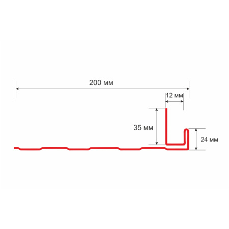 J-фаска ТехноНиколь Оптима, бруния, 3м.