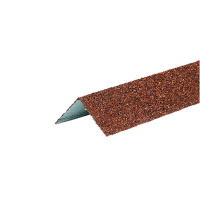 Уголок металлический внешний ТехноНиколь Hauberk, терракотовый Уголок металлический внешний ТехноНиколь Hauberk, терракотовый