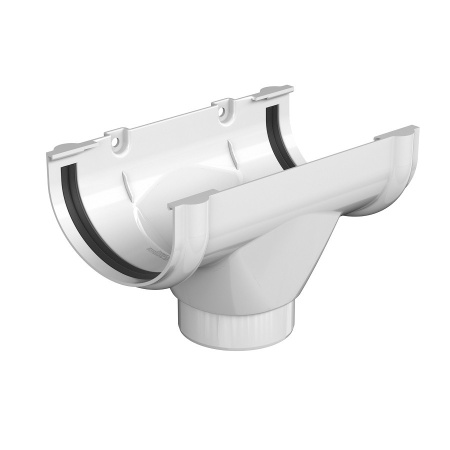 Воронка желоба ТехноНиколь Оптима (D120/80), белый Воронка желоба ТехноНиколь Оптима (D120/80), белый