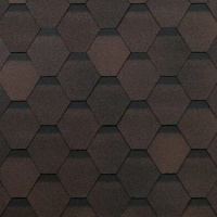 Черепица коньково-карнизная ТехноНиколь, коричневый оптима (4К4Е21-1200RUS), 5м2/уп.