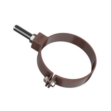 Хомут трубы универсальный ТехноНиколь ПВХ L=140мм, коричневый Хомут трубы универсальный ТехноНиколь ПВХ L=140мм, коричневый