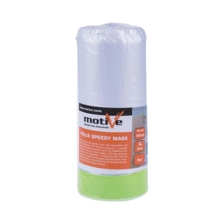 Плёнка укрывочная 1,4х20м. SPEEDY MASK рулон с термостойкой клейкой лентой. Китай