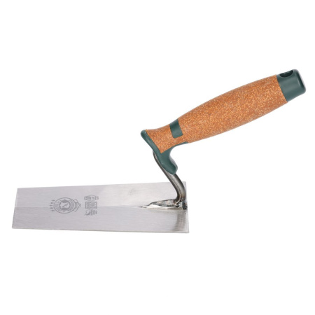 Кельма нерж. трапец. 160мм широкая ручка пробка /022116-K/ Olejnik Кельма нерж. трапец. 160мм широкая ручка пробка /022116-K/ Olejnik