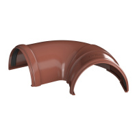 Угол желоба регулируемый 90°-150° ТехноНиколь ПВХ, красный Угол желоба регулируемый 90°-150° ТехноНиколь ПВХ, красный