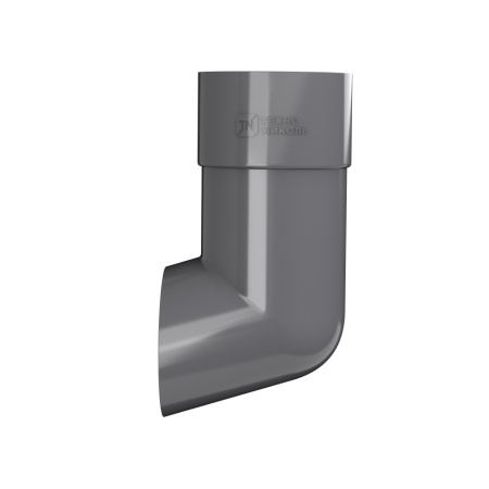 Слив трубы ТехноНиколь ПВХ, серый Слив трубы ТехноНиколь ПВХ, серый